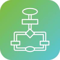 Flowchart Vector Icon Style