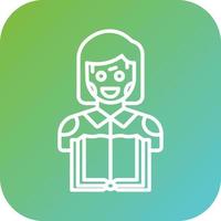 Machine Learning Vector Icon Style
