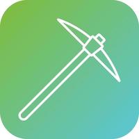 Pickaxe Vector Icon Style