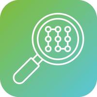 Pattern Recognition Vector Icon Style
