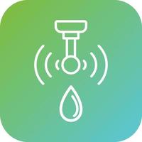 inteligente agua sensor vector icono estilo