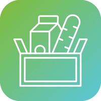 Food Donation Vector Icon Style