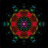 Geometric design, Mosaic of a vector kaleidoscope, abstract Mosaic Background, colorful Futuristic Background, geometric Triangular Pattern. Mosaic texture. Stained glass effect.