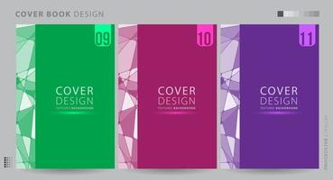 book cover design vector template. Annual report. Abstract Brochure design. Simple pattern. Flyer promotion