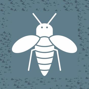 icono de vector de abeja