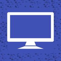 LCD Screen Vector Icon