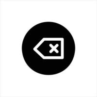 label in flat design style vector