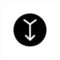 lower in flat design style vector
