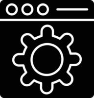 Vector Design Web Setting Icon Style