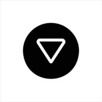 drop down in flat design style vector