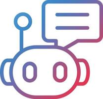 Vector Design Chat Bot Icon Style