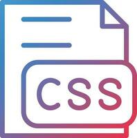 Vector Design CSS File Icon Style