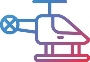 Vector Design Helicopter Icon Style