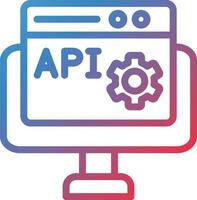Vector Design Web API Icon Style