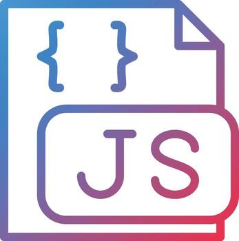 vector diseño javascript archivo icono estilo