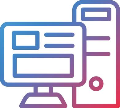 Vector Design Computer Icon Style