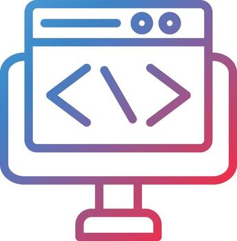 vector diseño web desarrollo icono estilo