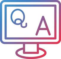 Vector Design QA Icon Style