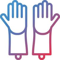 Vector Design Cleaning Gloves Icon Style
