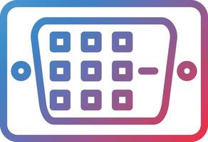 Vector Design DVI Icon Style