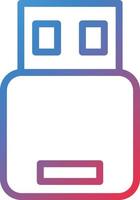 Vector Design USB Stick Icon Style