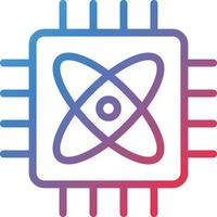 Vector Design Quantum Computing Icon Style