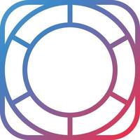Vector Design Life Raft Icon Style