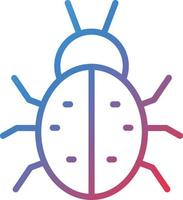Vector Design Ladybug Icon Style