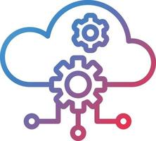 Vector Design Cloud Computing Icon Style