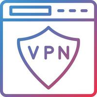 Vector Design Vpn Icon Style