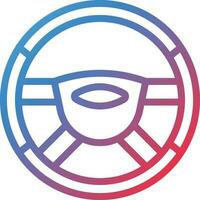 Vector Design Steering Wheel Icon Style