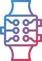 Vector Design Smart Watch Icon Style