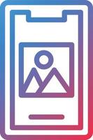 Vector Design Mobile Image Icon Style