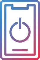 Vector Design Mobile Power Icon Style