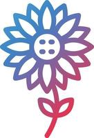 Vector Design Sunflower Icon Style