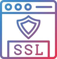 vector diseño ssl icono estilo