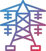 Vector Design Electric Tower Icon Style