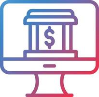 Vector Design Online Banking Icon Style