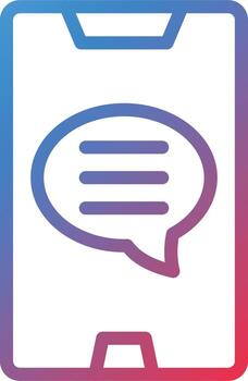 Vector Design Mobile Message Icon Style