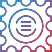 Vector Design Post Stamp Icon Style