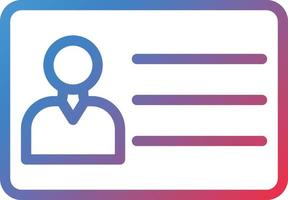 Vector Design Business Card Icon Style