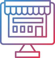 Vector Design Online Shop Icon Style