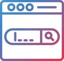 Vector Design Search Bar Icon Style