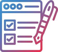 Vector Design Task List Icon Style