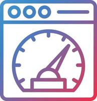 Vector Design Page Speed Icon Style
