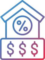 Vector Design House Loan Icon Style