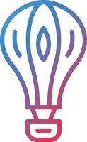 Vector Design Air Ballon Icon Style