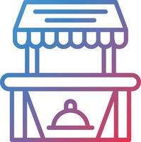 Vector Design Food Stall Icon Style