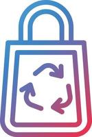 Vector Design Recycle Bag Icon Style