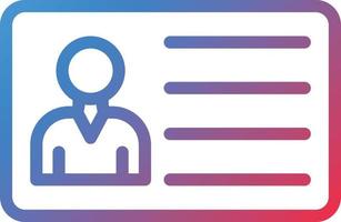 Vector Design Member Card Icon Style